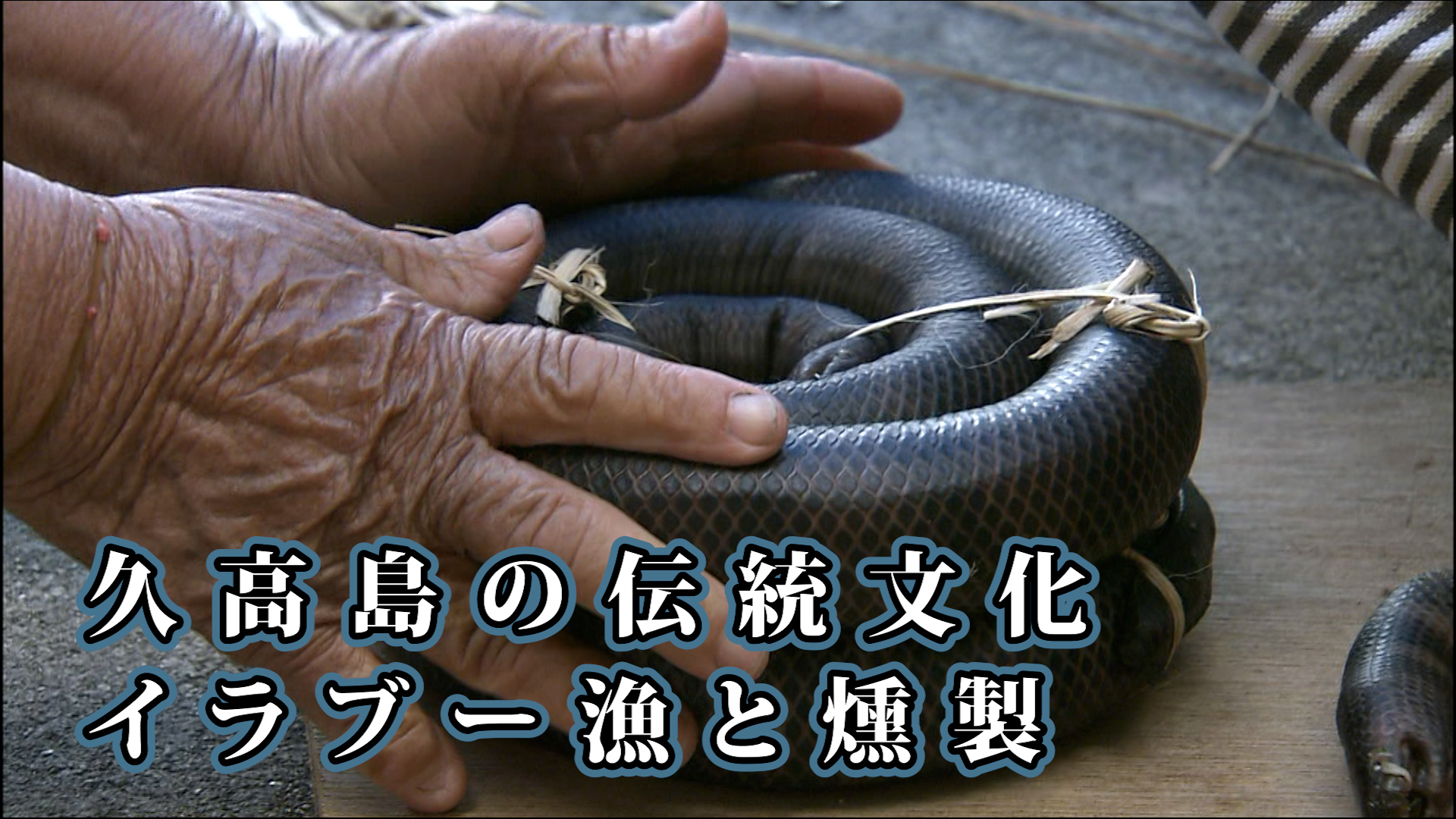 久高島の伝統 イラブー漁と燻製 久高島 久高島の伝統 イラブー漁と燻製 久高島
